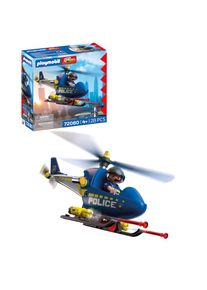 Playmobil Konstruktions-Spielset &raquo;Polizeihelikopter (72080), City Action&laquo; Made in Europe