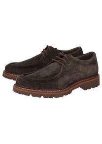Schn&uuml;rschuh Sioux "Adalrik-714-H", Herren, Gr. 48,5 (UK 13), braun (dunkelbraun), Obermaterial: 100% Kalbsveloursleder CAVL. 100% Gummi rubber., Schuhe Schn&uuml;rschuh