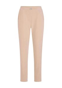 Stoffhose GOLDNER "Kurzgr&ouml;&szlig;e Cordhose SARA mit Taschen", Damen, Gr. 25, K-Gr, beige (stein), Obermaterial: 70% Baumwolle CO. 25% Polyester PES. 5% Elasthan EL., Hosen Stoffhose, Zierteil am Bund