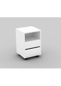 Home Affaire Rollcontainer &raquo;Agapi&laquo; B&uuml;rocontainer im modernen Design, 40x40x62 cm, 2 Schubk&auml;sten