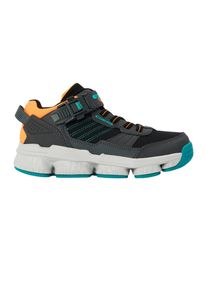 Skechers Lunnix-sportschoenen voor kinderen (Antracietgrijs/Zwart/Oranje)