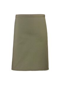 Premier Unisex Volwassenencollectie Halflang Taille Schort (Olijf)