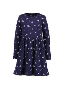 Blue Seven Jerseykleid Baumwolle, allover bedruckt blau, Gr&ouml;&szlig;e 128