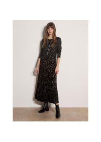 Apricot Strickkleid &raquo;Langes Jerseykleid&laquo; mit Leopardenmuster gr&uuml;n, Gr&ouml;&szlig;e XS (34)