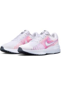 Laufschuh Nike "Run Defy", Damen, Gr. 41, wei&szlig;, hydrangeas, bright crimson, Textil, Schuhe Laufschuh