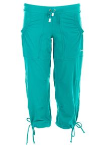 Sporthose WINSHAPE "WBE6", Damen, Gr. L, Normalgr&ouml;&szlig;en, gr&uuml;n (ocean gr&uuml;n), 90% Baumwolle, 10% Elasthan, Hosen Sporthose, 3/4-Trainingshose