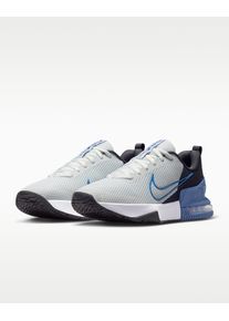 Trainingsschuh Nike "Air Max Alpha Trainer 6", Herren, Gr. 47,5, blau (sanftes wei&szlig;, indigo storm, schwarz, wei&szlig;), Synthetik, Textil, Schuhe Trainingsschuh