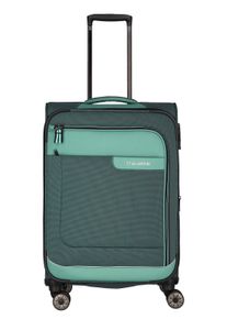 Weichgep&auml;ck-Trolley Travelite "VIIA, verschiedene Gr&ouml;&szlig;en und Farben", Damen, Gr. B/H/T: 44cm x 67cm x 29cm 70 l, braun (eukalyptus), Polyester, mehrfarbig, Koffer Weichgep&auml;ck-Trolley, Reisegep&auml;ck Trolley Koffer Weichgep&auml;ck TSA Schloss