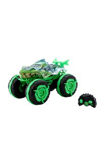 Hotwheels RC-Monstertruck HOT WHEELS "Hot Wheels Monster Trucks R/C 1:15 All-Terrain Mutant Great Bite", gr&uuml;n (bunt), Fernlenkfahrzeuge, KinderB:22cm H:24cm T:34cm, RC-Monstertruck, B:22cm H:24cm T:34cm