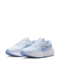Laufschuh Nike "Revolution 8", Damen, Gr. 43, blau (football grau, aluminum, wei&szlig;, anthrazit), Synthetik, Textil, Schuhe Laufschuh