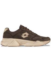 Sneaker Lotto, Damen, Gr. 46, braun, sand, Kunstfaser, Synthetik, mehrfarbig, Schuhe Sneaker