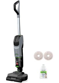Bissell Nass-Trocken-Sauger "SpinWave+ Vac PET Select", grau (cool grau, schwarz, cha cha lime), B:25cm H:112cm T:32cm, Mehrzwecksauger, kabellos, f&uuml;r alle Hartb&ouml;den, 3 Reinigungsmodi inklusive Saugmodus, Nass-Trocken-Sauger