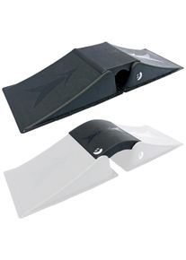 Skaterrampe BEST Sporting "HI Impact 30010+30013", schwarz, Rampen, Kinder, B/H/L: 39,5cm x 16cm x 113cm, Kunststoff, Skaterrampe, B:39,5cm H:16cm L:113cm