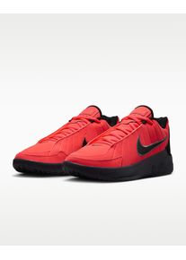 Basketballschuh Nike "LeBron Witness 9", Herren, Gr. 48, rot (bright crimson, schwarz, smoke grau), Leder, Schuhe Basketballschuh