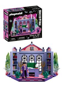 Konstruktions-Spielset Playmobil "Bloodgood's B&uuml;roTM (72143), Monster High&trade;", bunt, Spielbausteine, Kinder, Kunststoff, Konstruktions-Spielset, Made in Europe
