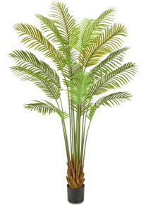 Kunstpalme Creativ green "Arecapalme", gr&uuml;n, H:200cm, Obermaterial: 100% Kunststoff, Kunstpflanzen, Kunstpalme, mit naturgetreuen Palmwedeln