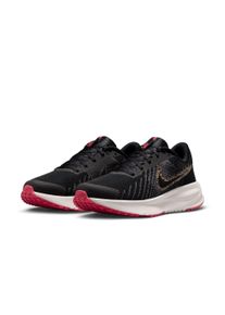 Laufschuh Nike "W RUN DEFY PRINT", Damen, Gr. 43, schwarz (schwarz, british khaki, sail, anthrazit), Synthetik, Textil, Schuhe Laufschuh