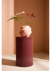 Beistelltisch VENTURE HOME, braun (bordeaux, bordeaux, bordeaux), B:31cm H:50cm T:31cm, Tische, Beistelltisch, Ablagetisch, MDF, strukturierte Seiten, kompakt, dekorativ