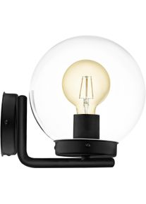 Eglo Wandleuchte "TAVERNA Wandlampe - Stahl verzinkt - E27 - 1X28W - IP44", schwarz, 1, H: 23cm, 1 Stk., Leuchten, Au&szlig;enbeleuchtung, Au&szlig;enwandleuchte, Terrasse, L20 x H23 x AL27 cm, Wandleuchte