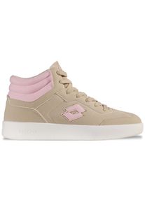 Sneaker Lotto, Damen, Gr. 42, sand, rose, Synthetik, Textil, mehrfarbig, Schuhe Sneaker, - mit Warmfutter