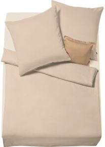 Bettw&auml;sche Fleuresse "Lech 3089", beige, B/L: 155cm x 220cm, 1 Stk., 1 Stk., Flanell, B/L: 80cm x 80cm, 2 Stk., Flanell, Obermaterial: 100% Baumwolle, Bettw&auml;sche, Bettw&auml;sche, Edelflanell, Baumwolle, in Gr. 135x200, 155x220, 200x200cm