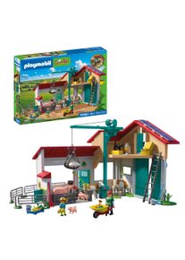 Konstruktions-Spielset Playmobil "Gro&szlig;er Bauernhof (72160), Country", bunt, Spielbausteine, Kinder, Kunststoff, Konstruktions-Spielset, Made in Europe