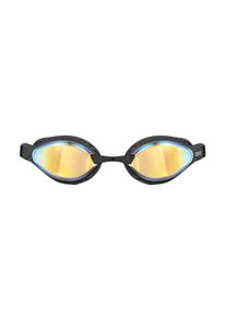 Schwimmbrille arena "AIR-SPEED MIRROR", gold (gelb copper, schwarz), Sportbrillen, Schwimmbrille, mit Anti-Fog-Beschichtung, PVC-frei