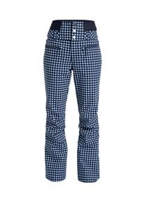 Snowboardhose Roxy "Rising High 15K", Damen, Gr. XL, Normalgr&ouml;&szlig;en, blau (whisper wei&szlig; small dots), Obermaterial: 49% Polyester, 39% Polyester, 12% Elasthan., Hosen Snowboardhose