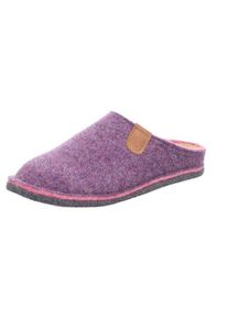Pantoffel Rohde "CALMYS N15", Damen, Gr. 37, lila, Filz, meliert, Schuhe Pantoffel, Clog, Hausschuh, Homeslipper, Filz in melierter Optik
