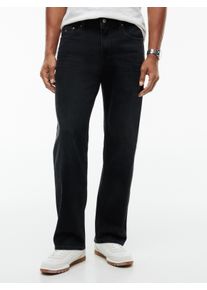 Tapered-fit-Jeans Tommy Jeans "SONNY TAPERED", Herren, Gr. 33, L&auml;nge 30, denim schwarz, Denim/Jeans, Obermaterial: 99% Baumwolle, 1% Elasthan, unifarben, regular fit normal, Jeans Tapered-fit-Jeans, Regular fit mit Taschen