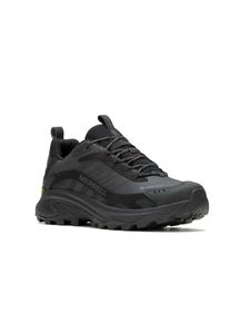 Wanderschuh Merrell "MOAB SPEED 2 GORE-TEX", Herren, Gr. 47, schwarz, Synthetik, Schuhe Wanderschuh, wasserdicht dank Gore-Tex Membrane