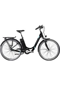Z&uuml;ndapp E-Bike Z&Uuml;NDAPP "Z510" Gr. 48, wei&szlig; (schwarz, t&uuml;rkis), Elektrofahrr&auml;der, 48cm, 28 Zoll (71,12cm), E-Bike, Pedelec, Elektrofahrrad f&uuml;r Damen u. Herren