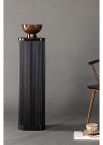 Beistelltisch VENTURE HOME "Lenox, hoher schmaler Beistelltisch in elegantem Schwarz, 30 &times; 24 cm", schwarz (schwarz, schwarz, schwarz), B:24cm H:100cm T:24cm, Tische, Beistelltisch, Ablagetisch, MDF, PU-Lack, schmal, sehr hoch, urban