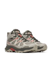 Wanderschuh Merrell "TEMPO EXP ACTIVE MID GORE-TEX", Herren, Gr. 44, beige (talus), Synthetik, Schuhe Wanderschuh, wasserdicht dank Gore-Tex Membrane
