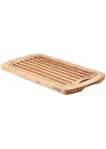 Brotschneidebrett CONTINENTA, beige (natur), B:26cm H:2cm L:45cm, Massivholz, Schneidebretter, Brotschneidebrett, Handarbeit