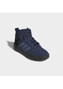 Winterboots adidas Sportswear "HOOPS 4.0 MID J", Damen, Gr. 40, blau (night indigo, core schwarz, preloved ink), Synthetik, Schuhe Winterboots, f&uuml;r Kinder & Jugendliche
