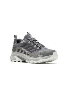 Wanderschuh Merrell "MOAB SPEED 2 GORE-TEX", Herren, Gr. 45, grau (asphalt), Synthetik, Schuhe Wanderschuh, wasserdicht dank Gore-Tex Membrane