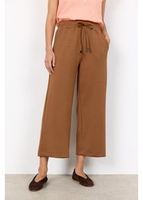 Sweathose soyaconcept "SC-BANU 26", Damen, Gr. S (36), N-Gr, braun (toffee), Sweatware, Obermaterial: 48% Modal, 48% Polyester, 4% Elasthan, unifarben, kn&ouml;chelfrei, Hosen Sweathose, Viskosemischung