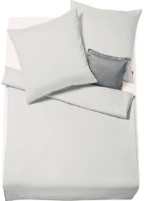 Bettw&auml;sche Fleuresse "Lech 3089", grau, B/L: 155cm x 200cm, 1 Stk., 1 Stk., Flanell, B/L: 80cm x 80cm, 2 Stk., Flanell, Obermaterial: 100% Baumwolle, Bettw&auml;sche, Bettw&auml;sche, Edelflanell, Baumwolle, in Gr. 135x200, 155x220, 200x200cm