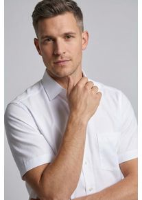 Kurzarmhemd MARVELIS, Herren, Gr. 39, N-Gr, wei&szlig;, Web, Obermaterial: 100% Baumwolle, unifarben, comfort fit normal, Hemden Kurzarmhemd, Businesshemd, New-Kentkragen, comfort fit