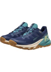 Wanderschuh Keen "TARGHEE APEX WP", Damen, Gr. 40,5, naval academy, brittany blau, Synthetik, Schuhe Wanderschuh, wasserdicht, atmungsaktiv