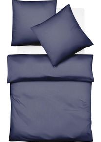 Bettw&auml;sche Fleuresse "Lech 3089", blau (marine), B/L: 135cm x 200cm, 1 Stk., 1 Stk., Flanell, B/L: 80cm x 80cm, 2 Stk., Flanell, Obermaterial: 100% Baumwolle, Bettw&auml;sche, Bettw&auml;sche, Edelflanell, Baumwolle, in Gr. 135x200, 155x220, 200x200cm
