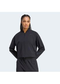 Outdoorjacke adidas Sportswear "ADIDAS Z.N.E. WOVEN", Damen, Gr. XL, schwarz, Obermaterial: 85% Polyamid, 15% Elasthan, Jacken Outdoorjacke