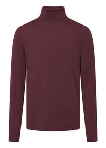 Rollkragenpullover Strellson "Marek", Herren, Gr. XL, rot (dunkelrot), Strick, Obermaterial: 100% Schurwolle, regular fit, Rundhals, Rippb&uuml;ndchen, Pullover Rollkragenpullover, 100% Schurwolle nat&uuml;rlich atmungsaktiv, langlebig und pflegeleicht