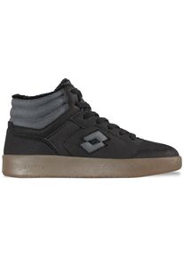 Sneaker Lotto, Damen, Gr. 46, schwarz, dunkelgrau, Synthetik, Textil, mehrfarbig, Schuhe Sneaker, - mit Warmfutter