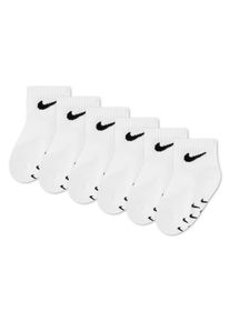 Socken Nike Sportswear, M&auml;dchen, Gr. 86-92, wei&szlig;, Obermaterial: 52% Baumwolle, 43% Polyester, 5% Elasthan, Socken Socken, im praktischen Mehrgr&ouml;&szlig;enbereich 68-80, 86-92 und 98-104
