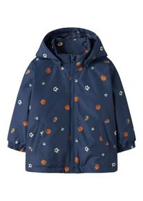 name it Drenge Overgangsjakke 'NMMMAX' navy / orange / hvid St&oslash;rrelse 98