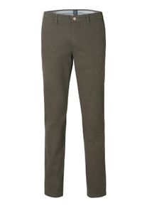 Chinohose MEYER "M5 Move 2-6514", Herren, Gr. W34/L36, L&auml;nge 36, gr&uuml;n (oliv), Obermaterial: 98% Baumwolle CO. 2% Elasthan EL., uni, regular fit, Hosen Chinohose, in Mikro Struktur M5 Serie