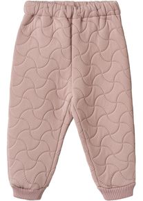 Thermohose Wheat "Thermo Pants Alex", M&auml;dchen, Gr. 92, N-Gr, rosa (warm rose), Web, Obermaterial: 100% Polyester, unifarben, regular fit kn&ouml;chellang, Hosen Thermohose