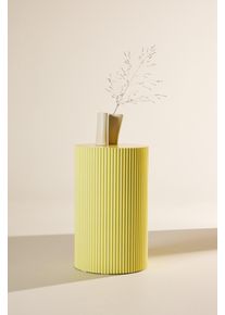 Beistelltisch VENTURE HOME, gelb (gelb, gelb, gelb), B:31cm H:50cm T:31cm, Tische, Beistelltisch, Ablagetisch, MDF, strukturierte Seiten, kompakt, dekorativ